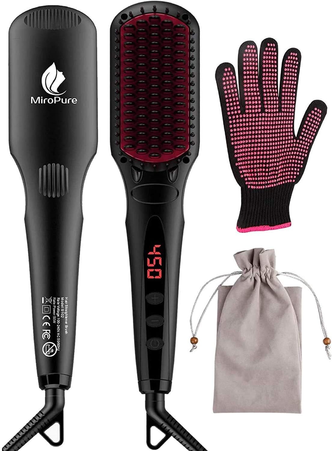 hair straightener brush canada