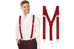 QPIXVB Men's Suspenders - Kids, Boys, Women's Halloween, Cosplay, Christmas, Tuxedo, Dress, Duty Suspenders