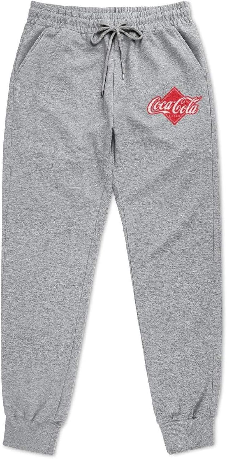 Men CocaColaPoster Sweatpant Drawstring Running Pant with Pockets
