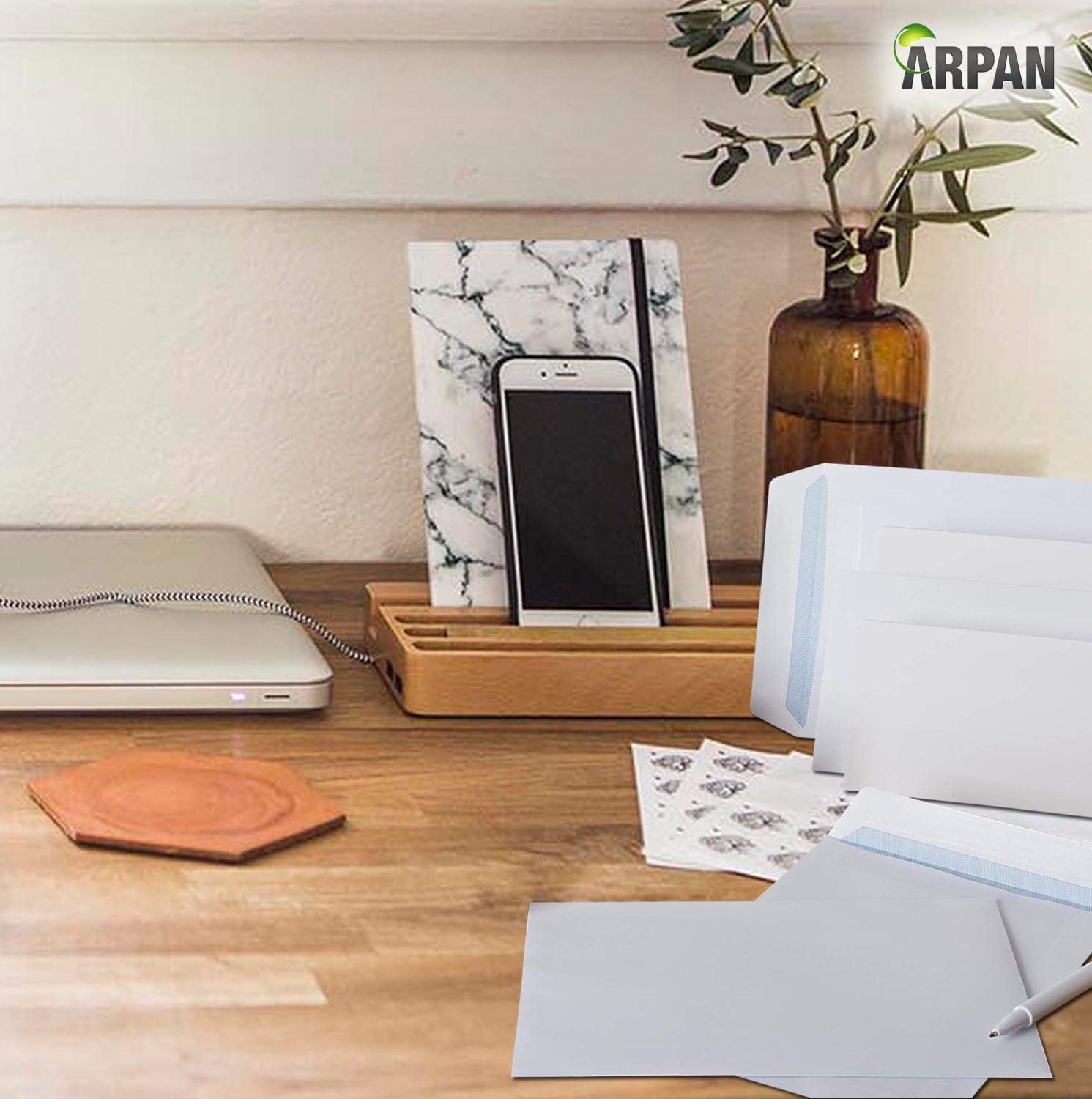 ARPAN C4 A4 324 x 229 mm 90gsm Self Seal Pocket Envelopes - White (250) - Image 5