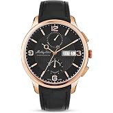 Mathey-Tissot Edmond Chrono Automatic Chronograph Black Dial Men's Watch H1886CHATPN