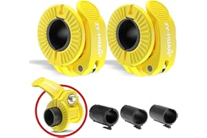 ZY-HUAN Pro Barbell Clips 1 inch Barbell Clamps 0.9-1.18inch Quick Release Weight Clips for Bars Multi-Size Adjustable Olympic Barbell Clamps