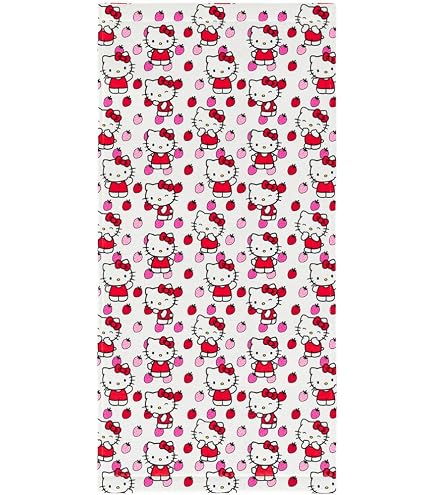 Amazon.com: Hello Kitty Oversized Bath Towel – 100% Cotton Super