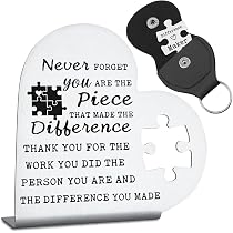 Going Away Presents For Employees Metal Bookmark - Farewell & Retirement Gifts For Coworkers, Teachers, Nurses Co Worker Leaving Gift Woman