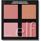 e.l.f. Cosmetics Powder Blush Palette, Four Blush Shades for Beautiful, Long-Lasting Pigment, Light