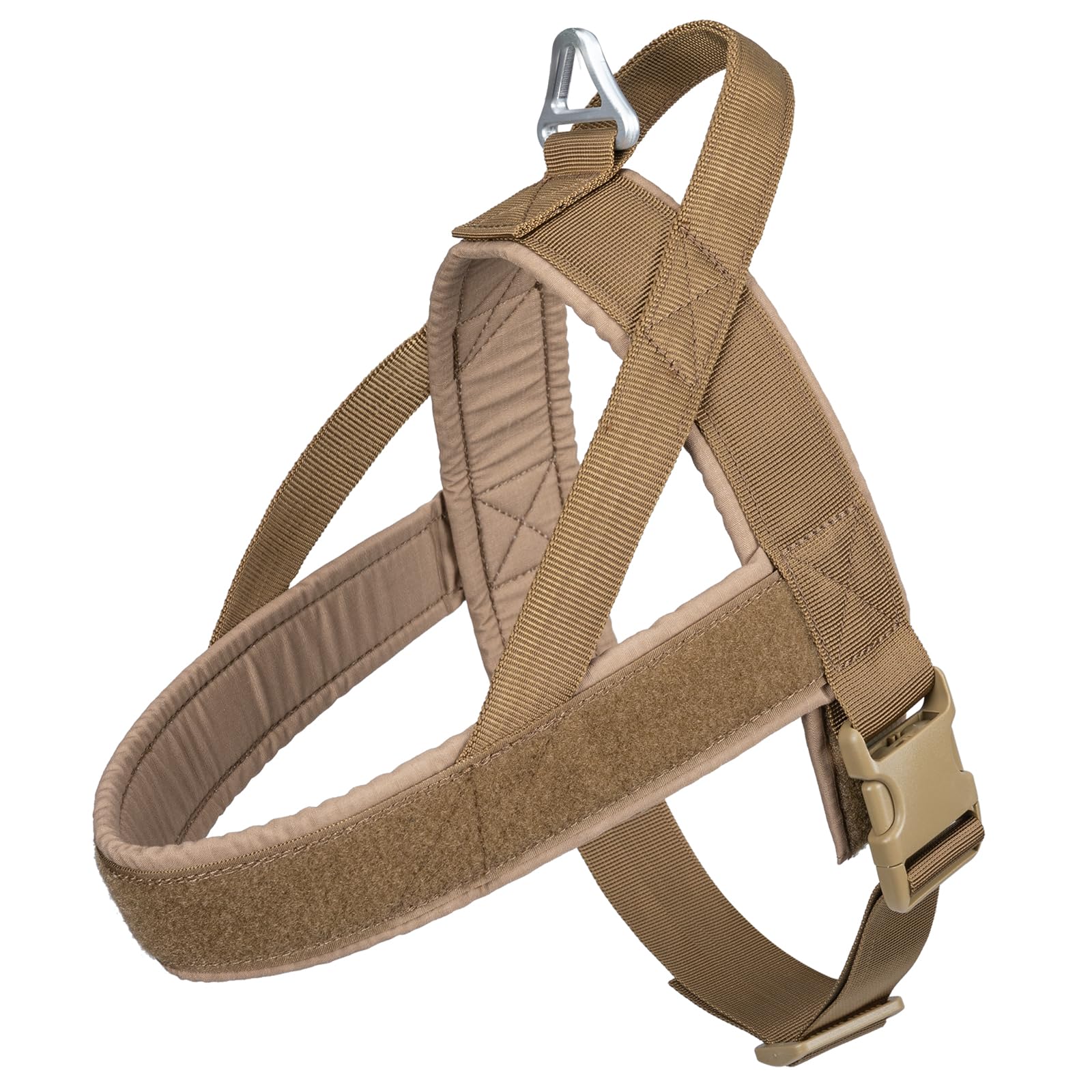 EXCELLENT ELITE SPANKER No Pull Dog Harness Adjustable Nylon Service Walking Dog Harness with Control Handle for Small & Medium and Large Dogs(COB-S)