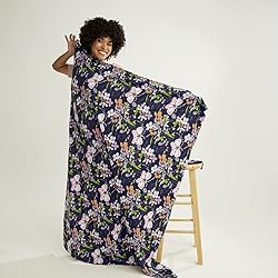 Vera Bradley Women's Packable Fleece Blanket, Bloom