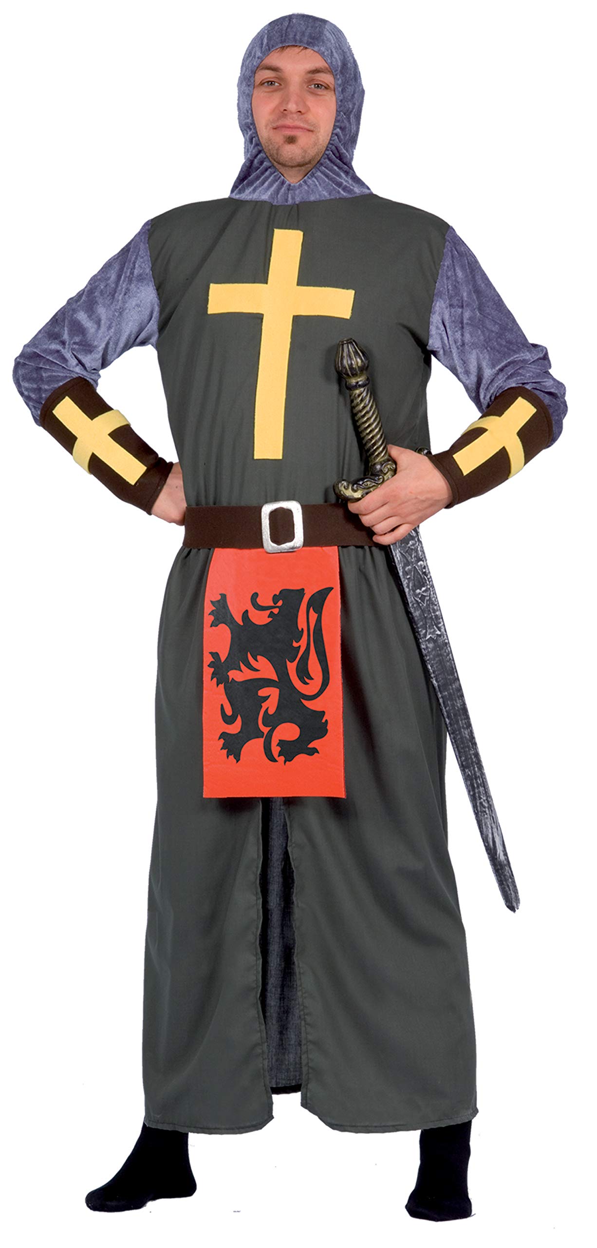 Ciao 62075 Other Crusader Templar Adult Costume (One Size), Man, Taglia Unica