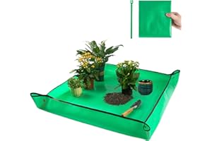 Onlysuki Extra Large Waterproof Potting Mat for Indoor Plant Transplanting and Mess Control, Table Top Potting Tray Repotting Mat Birthday Gifts for Plant Lovers Gardening Gifts for Women