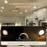 Dream Lighting 12V LED Campervan Lights Dimmable 3000K 4 Pack Ultra Flat view 3