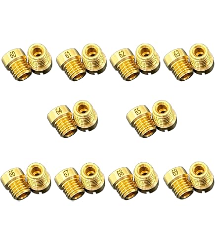 122-65 65 Holley Carburetor QUICK FUEL GAS MAIN JETS 1/4-32