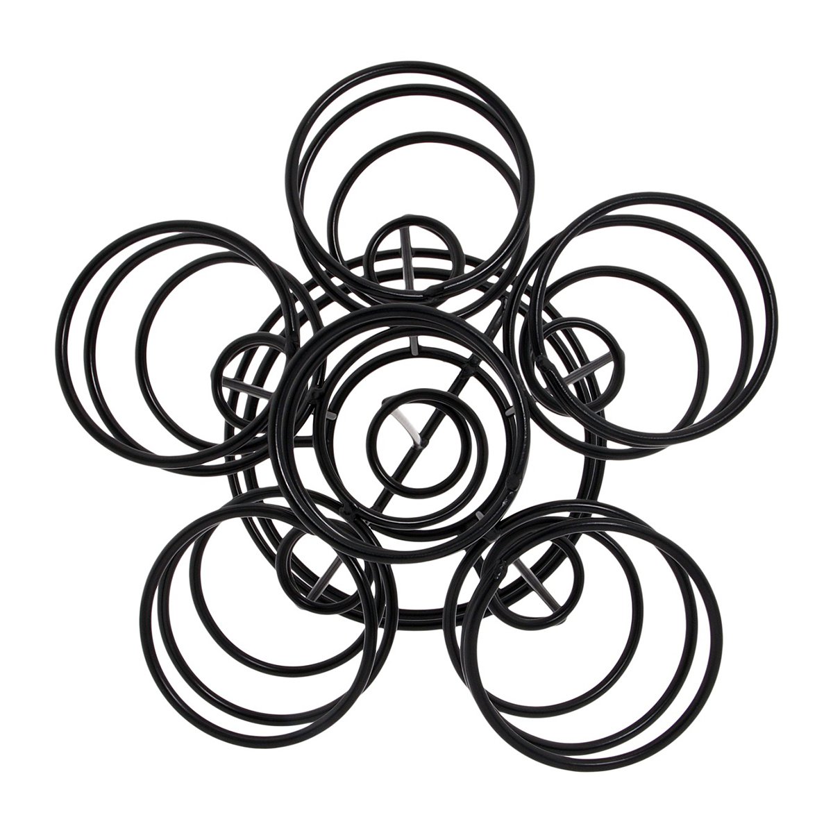 Oenophilia Bottle Bouquet Wine Rack, Black – 6 Bottle by Oenophilia