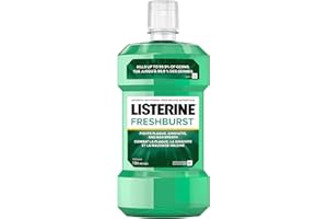 Listerine Freshburst Antiseptic Mouthwash, CDA Validated Oral Rinse Kills up to 99.9% of Bad Breath Germs, Fights Plaque & Gi