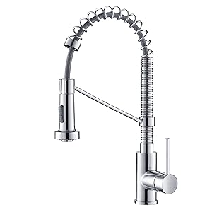 Kraus KPF-1610CH Bolden Kitchen Faucet, 18 inch, Chrome