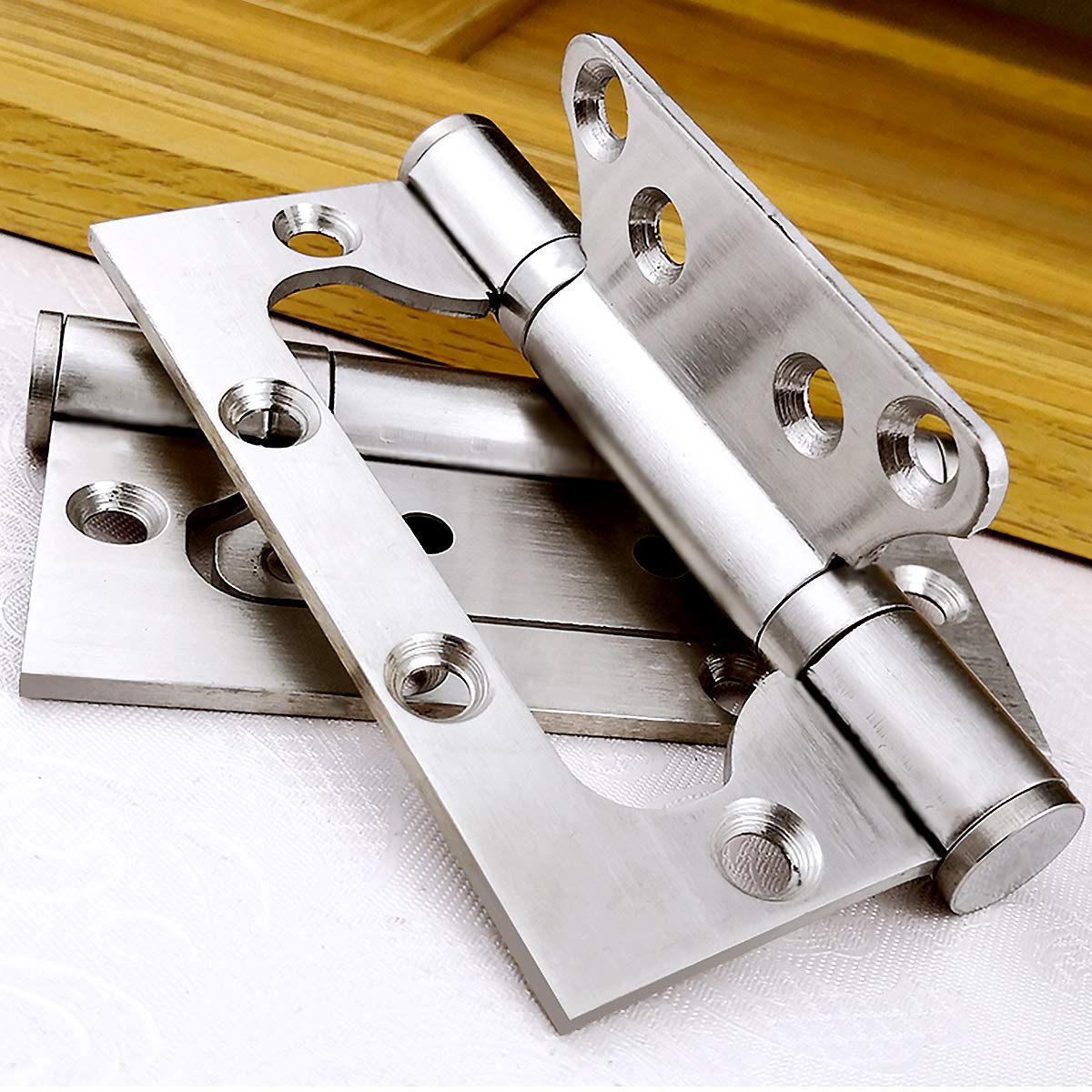 Bisagras de puerta de 2 piezas bisagras de acero inoxidable con