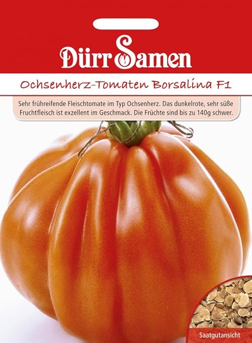 Dürr Samen 1971 Ochsenherztomate Borsalina F1 (Ochsenherztomatensamen)