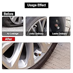 Alpmosn Car Tire Valve Stem Caps, Wine Cup Shaped