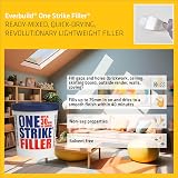 Everbuild Sika One Strike Ready to Use Filler White 1 Litre view 3
