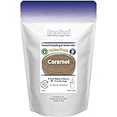 GramZero Natural Color CARAMEL Sugar Free Pudding Mix 6-Pack, Great For Nutrition Club Meal Replacement Shakes, Low Calorie Dessert, Stevia Sweetened