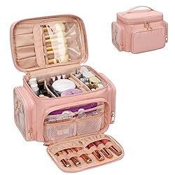 Bagmoly Large Makeup Bag, Portable Travel Makeup