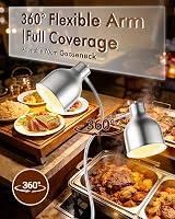 YJINGRUI 250W Food Heat Lamp Commercial Buffet Warmer Adjustable Gooseneck view 3