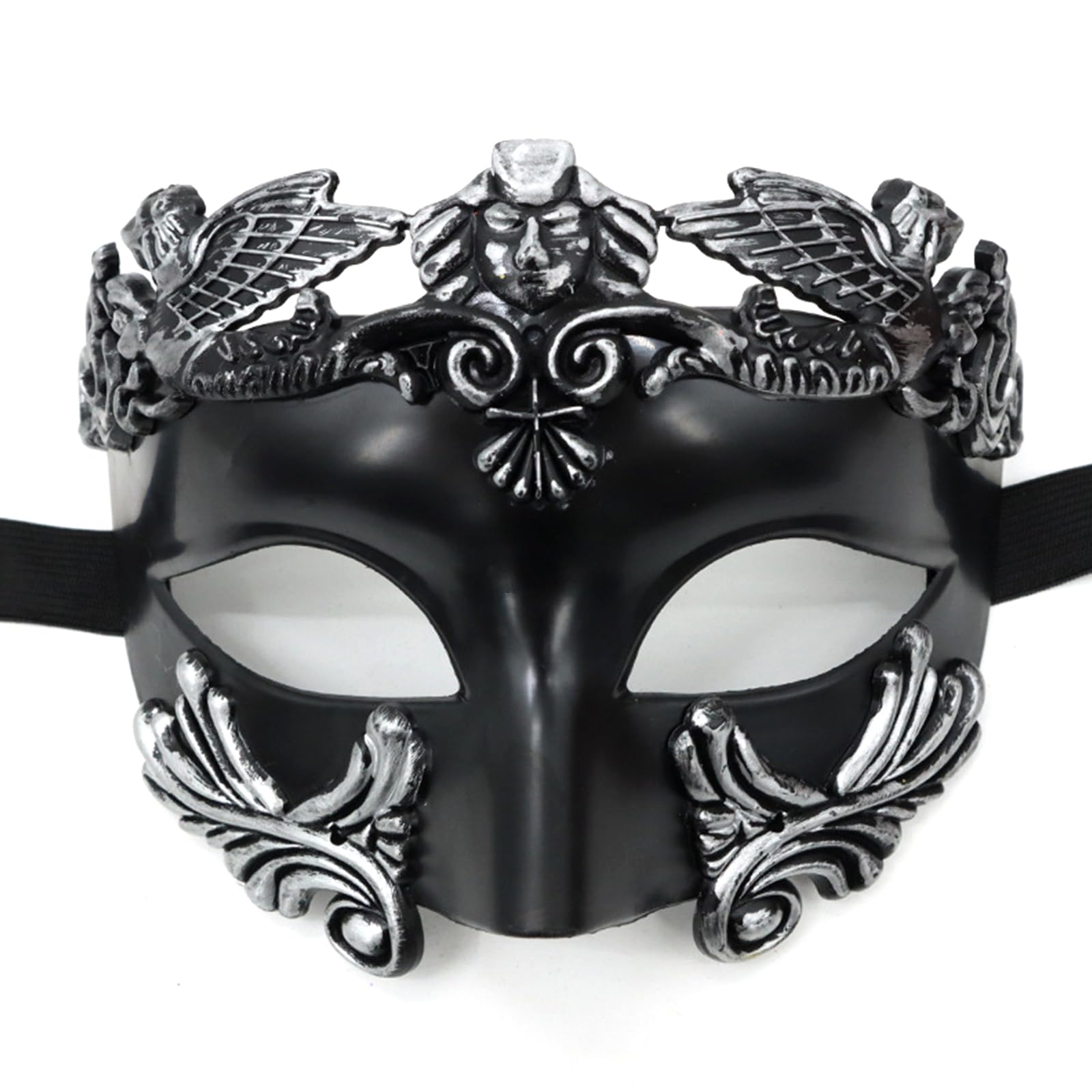 Photo 1 of JOYFISCO Masquerade Mask for Men Vintage Roman Greek Venetian Mask for Halloween Costume Mardi Gras Prom Ball Cosplay Party