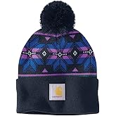 Carhartt Women's 106647 Women's Knit Pom Jacquard Beanie