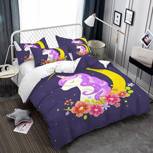 unicorn princess bedding