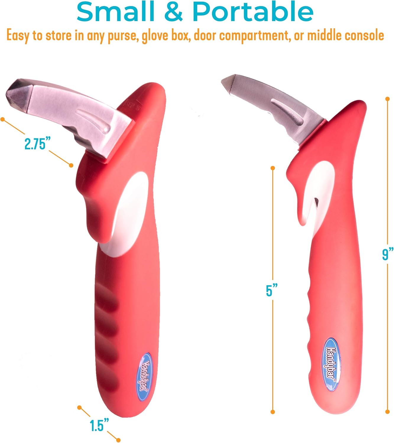 Stander HandyBar, Portable Vehicle Support Grab Bar, Standing Assist Mobility Aid Handle, Car Emergency Escape Tool with Window Breaker and Seat Belt Cutter: Health & Personal Care