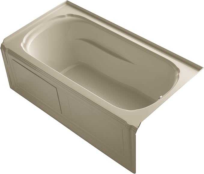 KOHLER K-1108-LA-33 Portrait 60 In. x 32 In. Alcove bath with Integral