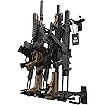 Hold Up Displays - Gun Rack and Rifle Storage Holds 6 Winchester Remington Ruger Firearms and More - Heavy Duty Steel - Made in The USA