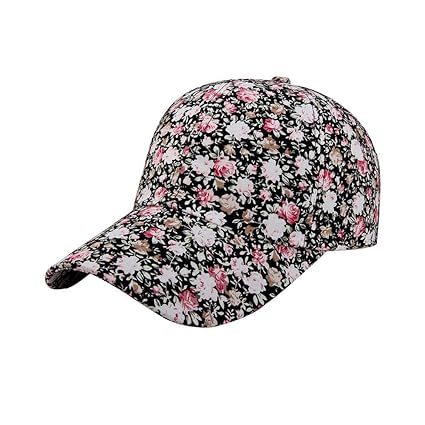 floral print baseball hat