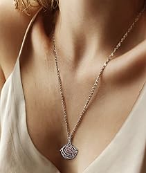 INFUSEU Essential Oil Diffuser Necklace for Women