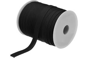 MECCANIXITY 1/2 Inch Double Fold Bias Tape Polyester Continuous Bulk Bias Tape for Sewing,Seaming Quilting Hemming Binding Cr