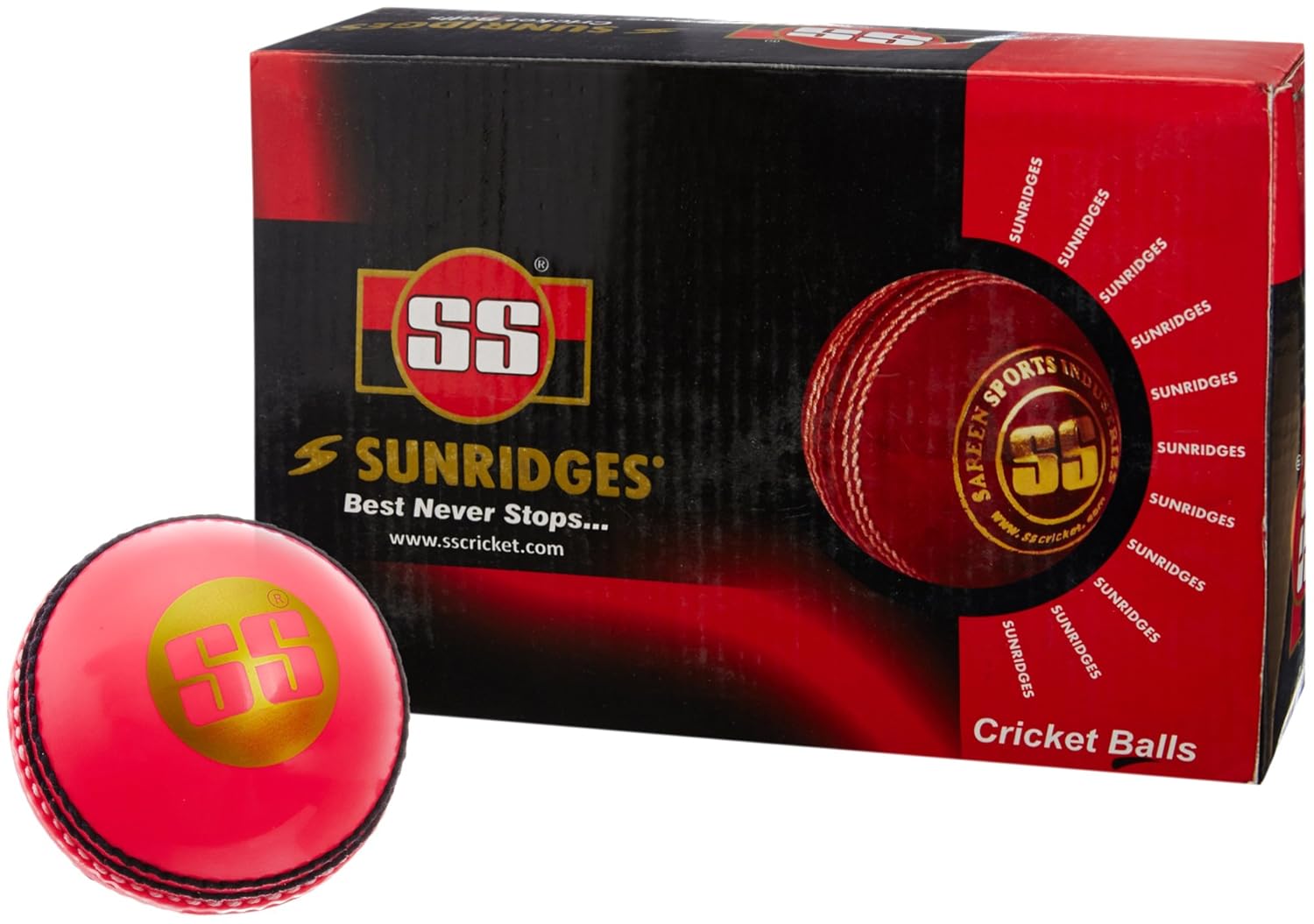 Buy SS Incredi Cricket Ball, Pack of 6 (Pink) Online at Low Prices in