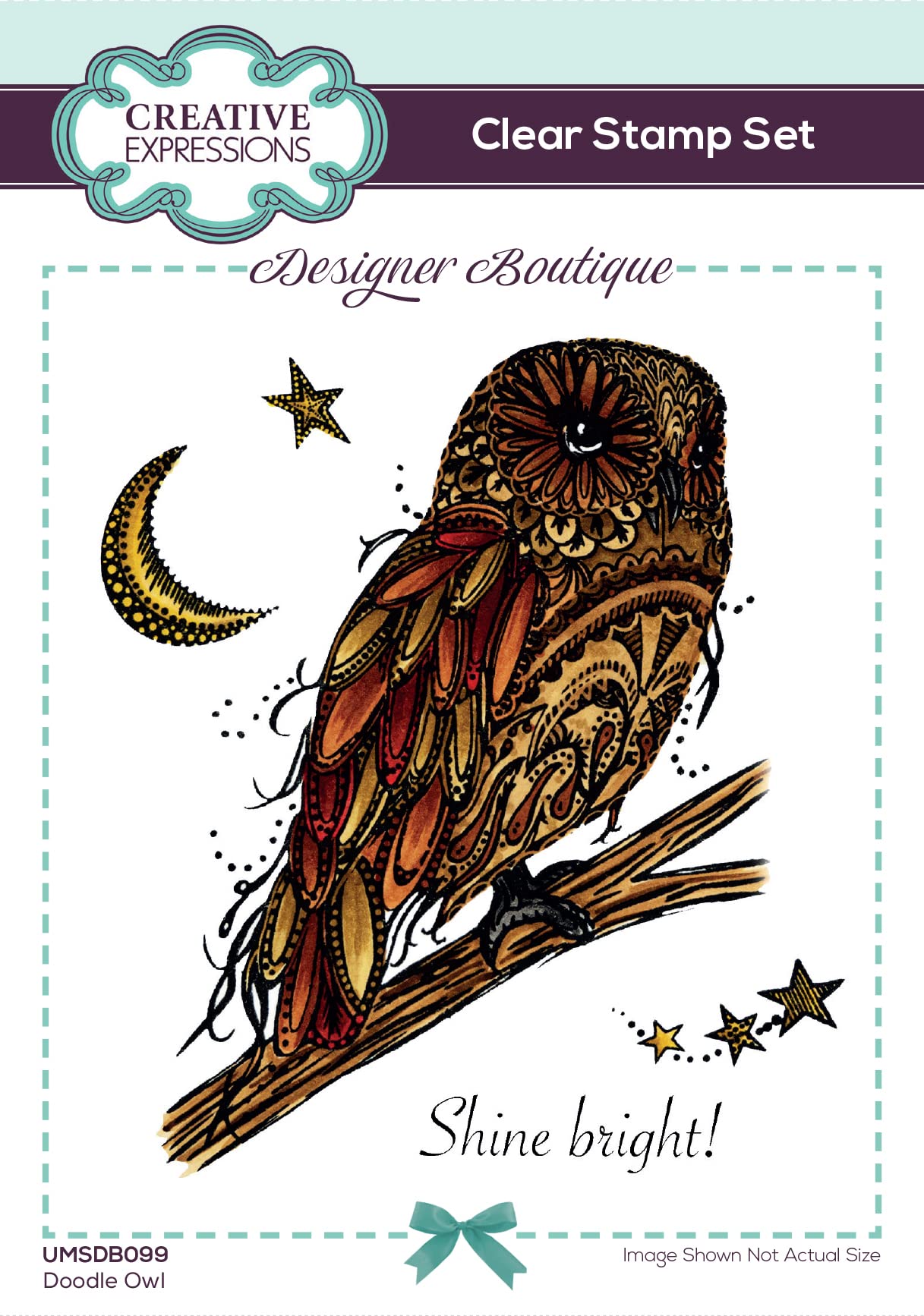 Designer Boutique - Doodle Owl - Clear Stamp Set