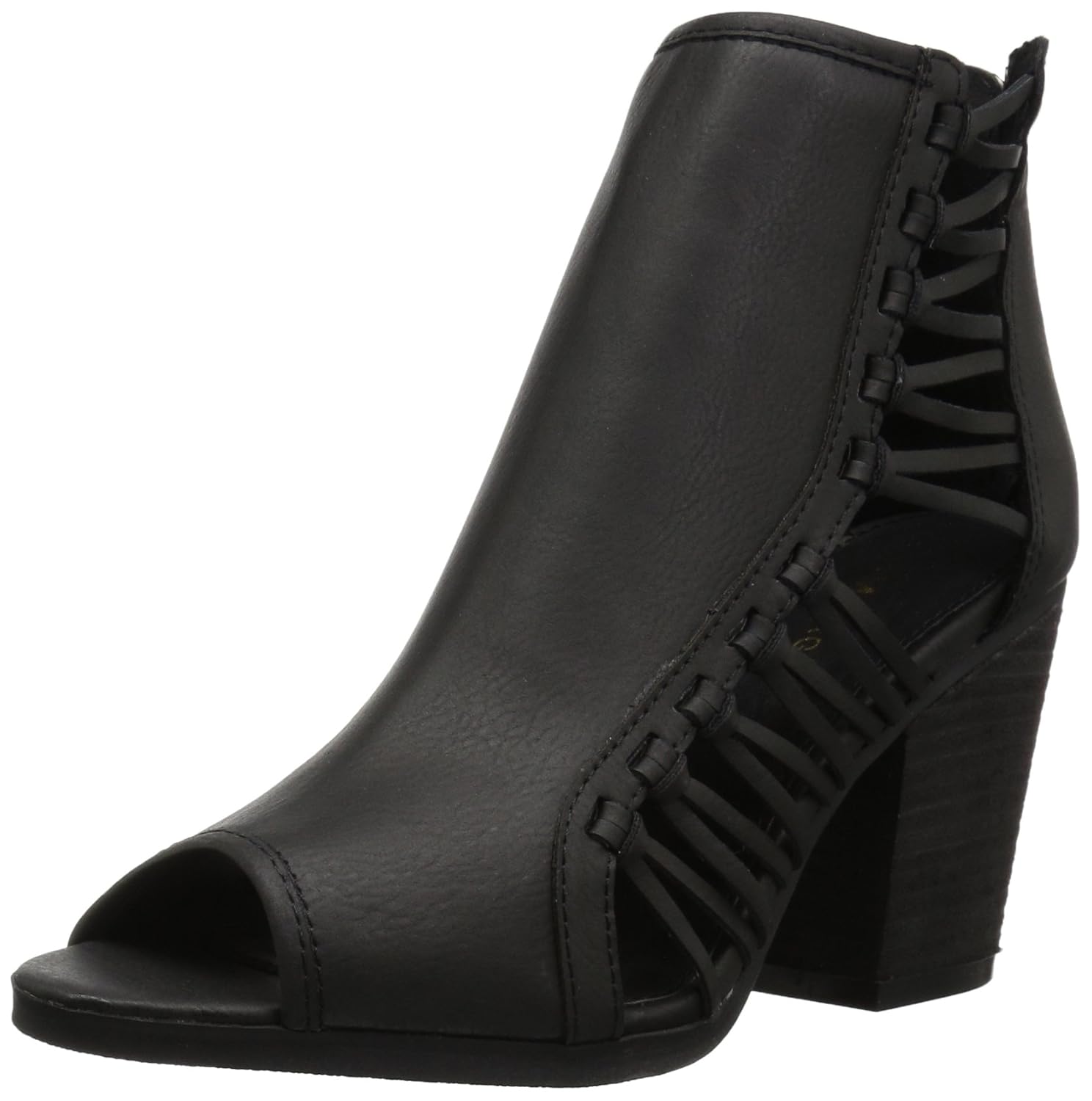 rampage peep toe booties
