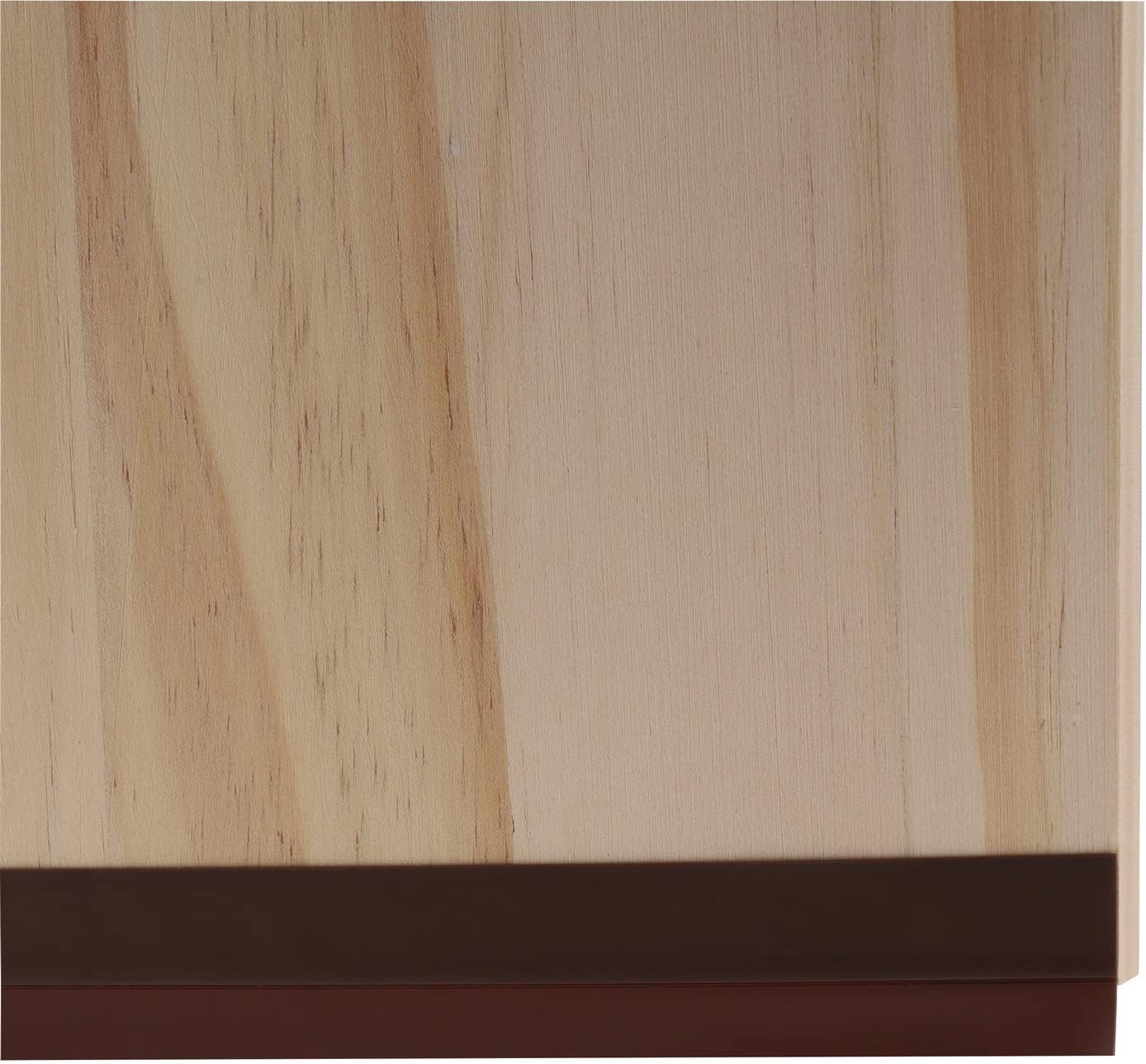 Draft Stoppers - ZningEsxi Window Draft Stopper Brown Silicone Seal Strip 2M/78inch Adhesive Under Door Sealing Sticker Doors Bottom Blocker Guard Self(Width 2.5 cm)