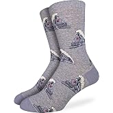 Good Luck Sock Men's Airplanes, Trains &amp; Cars Socks, Adult