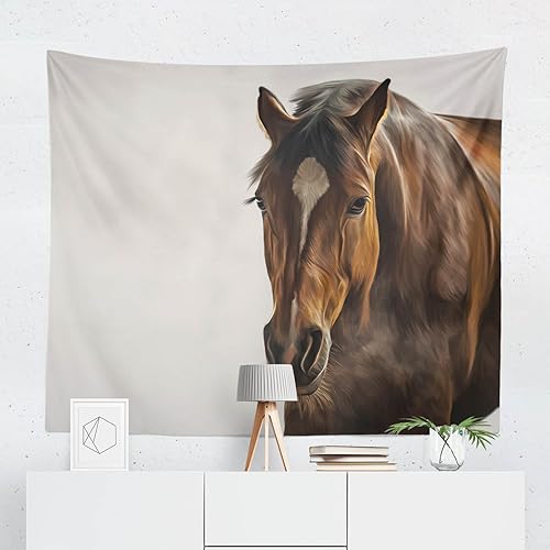 Horse Tapestry Wall Hanging Equine Equestrian Tapestries Dorm Room Bedroom Decor Art Printed In The Usa Small To Giant Sizes