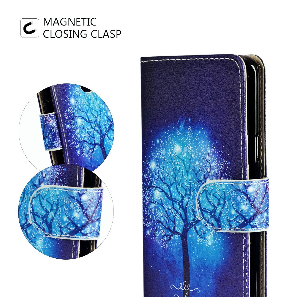 Huawei Mate 10 Lite Case, MagicSky Huawei Mate 10 Lite Wallet Case Folio Flip Premium PU Leather Case Cover with Card Holder Slot Pockets,Wrist Strap,Magnetic Closure for Huawei Mate 10 Lite, Believe in yourself