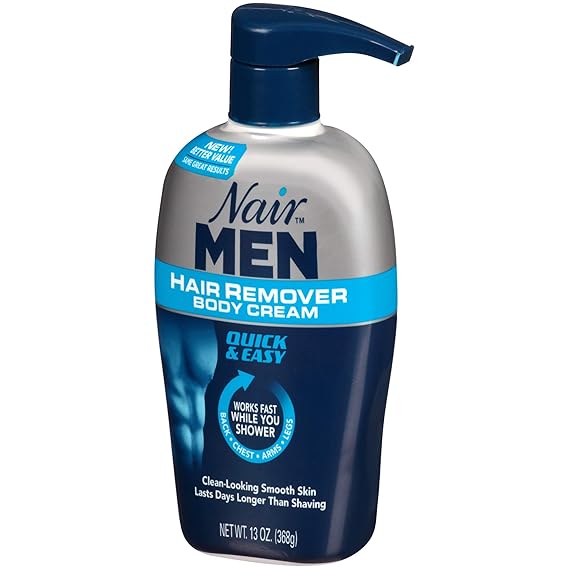 Amazon Com Nair Hair Remover For Men Hair Remover Body Cream 13