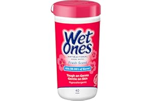 Wet Ones Antibacterial?Hand Wipes,?Fresh Scent Wipes | Antibacterial Wipes, Hand Sanitizer Wipes, Wet Ones Wipes, 40 ct. Canister