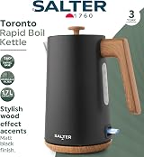 Salter Toronto Kettle and Toaster Set 1.7 L 4-Slice Wide Slots 3000W view 3