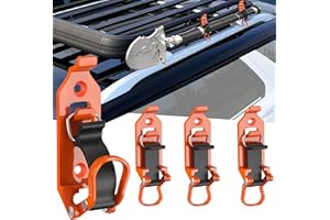 Shovel Mount Wall Mount ,4 Pcs Metal Rubber Clamps Axe Holder Mount Kit for Roof Rack Truck Boats Military Equipment and Tool