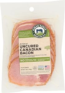 Niman Ranch Uncured Canadian Bacon, 7 Oz