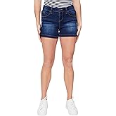 Royalty For Me Womens Women's Petite Wannabettabutt Side Slit Hem ShortsShorts