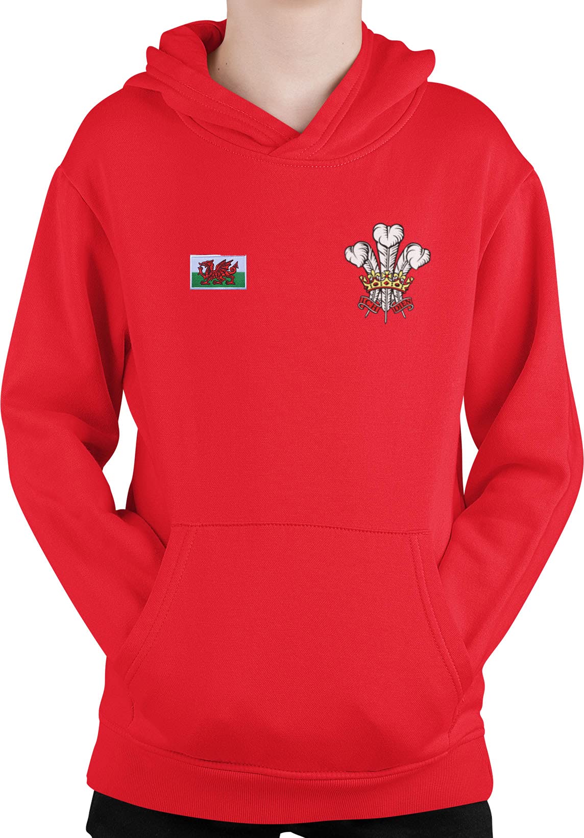 Super Lemon Wales Welsh Hoodie Childrens Childs Cymru Rugby Exclusive Retro Vintage Boys Girls Unisex Red Great For Any Welsh Rugby Fans For 6 Nations And World Cup (X-Small)