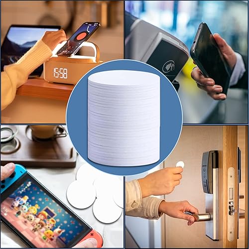 50pcs NFC Tags NFC Cards Ntag215 Card Transparent Cards Rewritable 504 Bytes - View #11