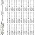 Icicle Cocktail Stirrer, Dry Ice Swizzle Sticks for Smokey Cocktails, Drinks, and Coffee, Glows In The Dark, (Use with Dry Ice), 50 Pack